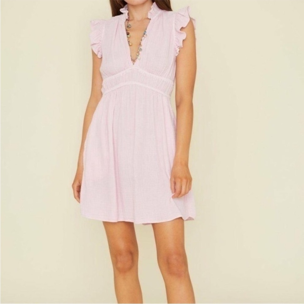 XiRENA Kenna 100% Cotton Mini Dress Pink XS